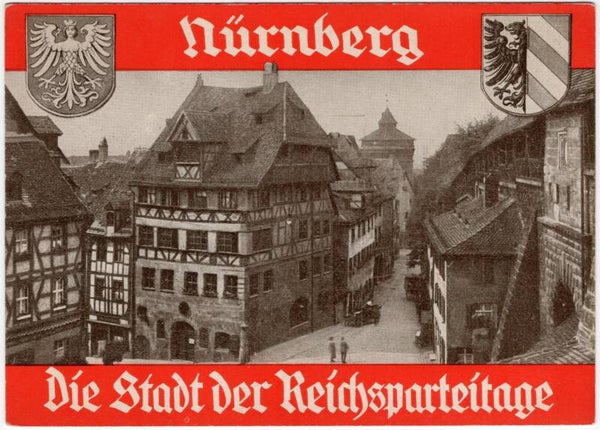 Original WW2 German Postcard - Nürnberg Die Stadt der Reichsparteitage