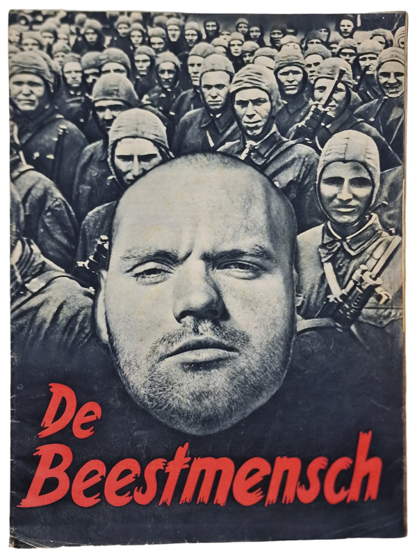 Original WW2 Dutch Anti-semitic Brochure - De Beestmensch (1942)