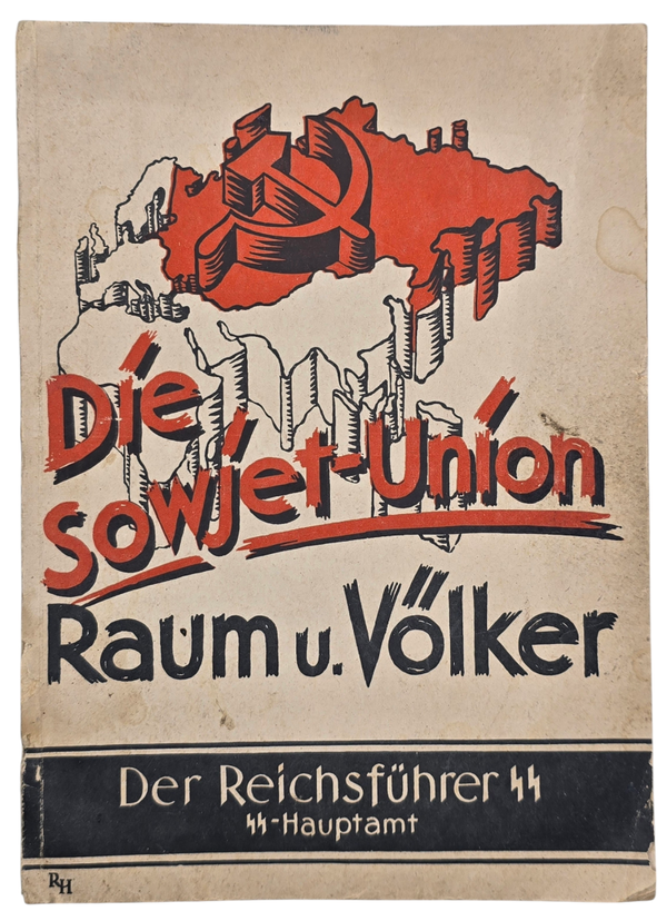 Original WW2 German Waffen SS Brochure - Der Reichsführer SS SS-Hauptamt ''Die Sowjet-Union Raum und Völker'' (1941)0
