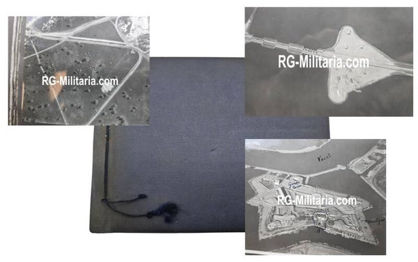 Original WW2 Dutch LVA Photoalbum - Dutch Military intelligence aerial photography photo series (1933 1935)