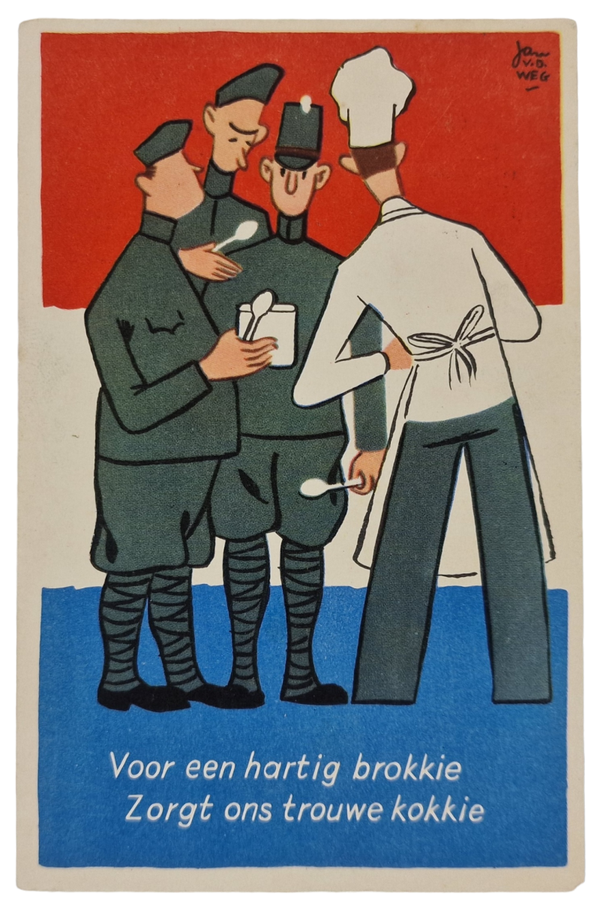 Original WW2 Dutch Mobilisation Postcard - 3e Legerkorps, Utrecht, Zuilen (1940)