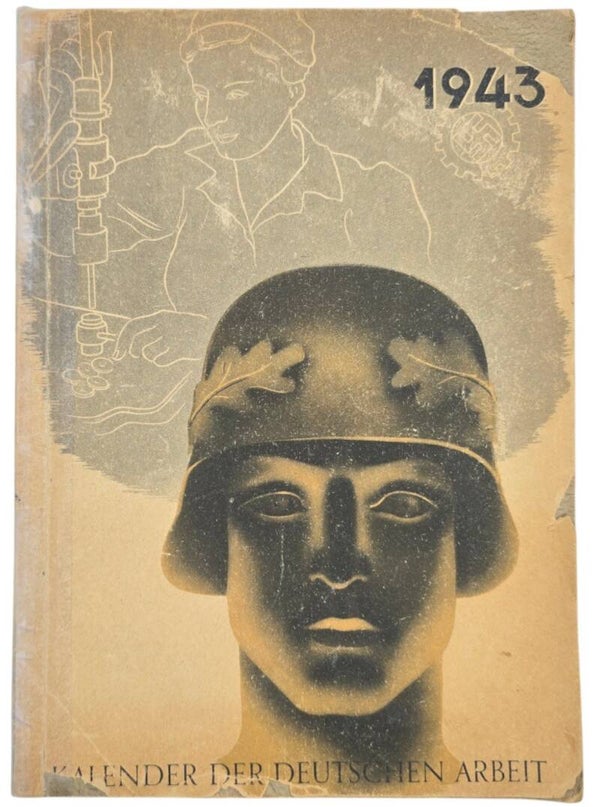 Original WW2 German DAF Book - Kalender der Deutschen Arbeit (1943)