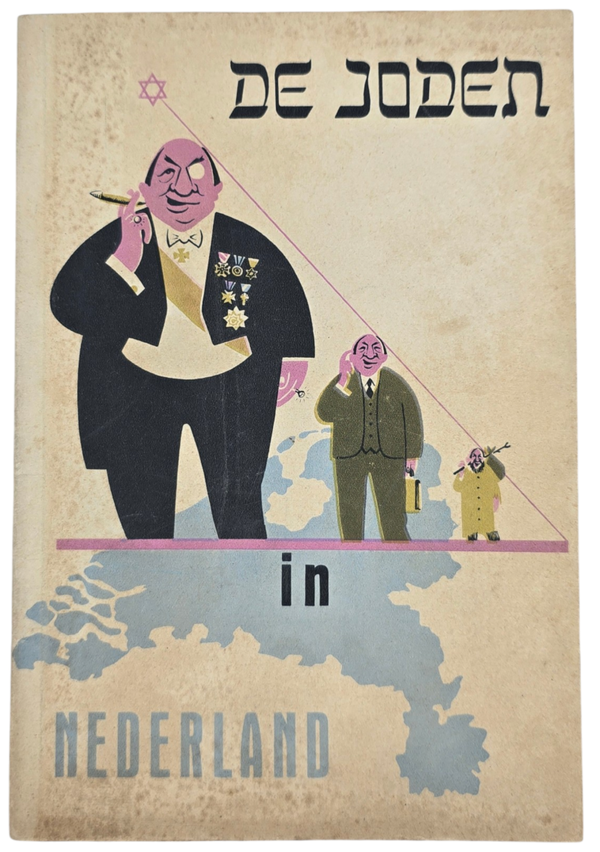 Original WW2 Dutch Anti-semitic Brochure - De Joden in Nederland, Hans Graf von Monts (1941)