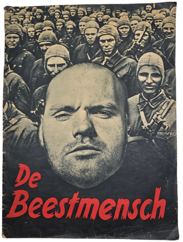 Original WW2 Dutch Anti-semitic Brochure - De Beestmensch (1942)