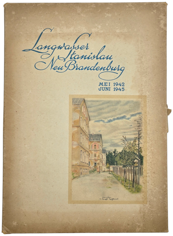 Original WW2 Dutch Document - Etch set Langwasser Stanislau Neu-Brandenburg Mei 1942 Juni 1945 (1948)