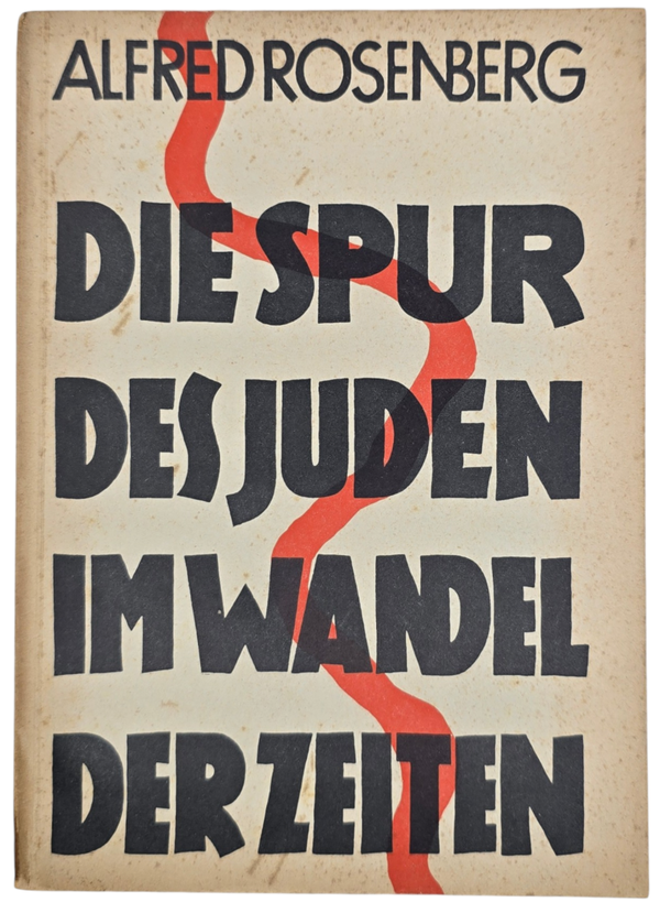 Original WW2 German Antisemitic Brochure - Die Spur des Juden im Wandel der Zeiten, Alfred Rosenberg (1943)