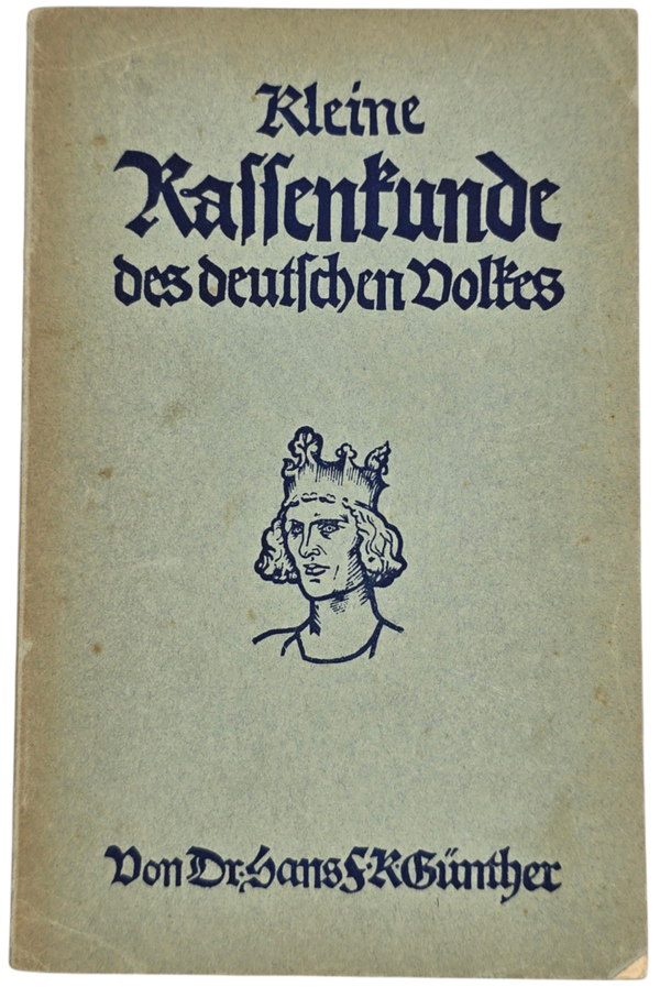 Original WW2 German Book - Kleine Rassenkunde des Deutschen Volkes, Hans F. K. Günther (1934)