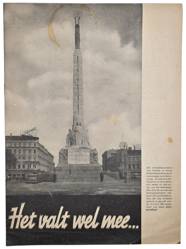 Original WW2 Dutch Brochure - Signaal add-on ''Het valt wel mee'' (1943)