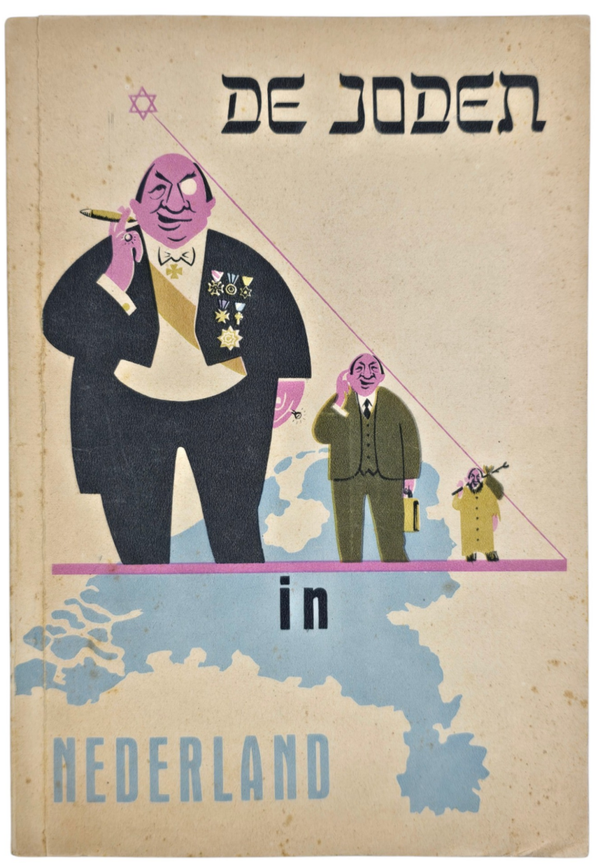 Original WW2 Dutch Anti-semitic Brochure - De Joden in Nederland, Hans Graf von Monts (1941)     Originele Wo2 Nederlandse Antisemitische Brochure - De Joden in Nederland, Hans Graf von Monts (1941)