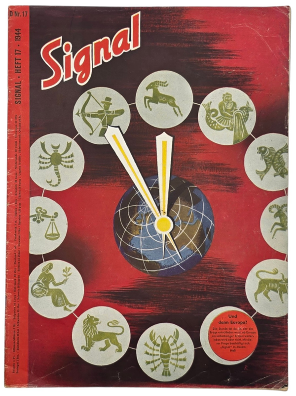 Original WW2 German Magazine - Signal No. 17, German language (1944)