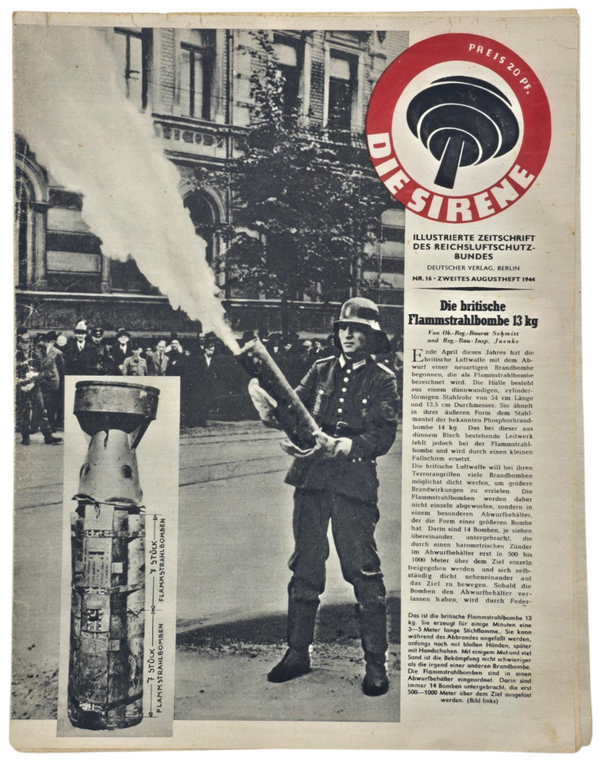 Original WW2 German RLB Magazine - Die Sirene, Nr. 16 (1944)