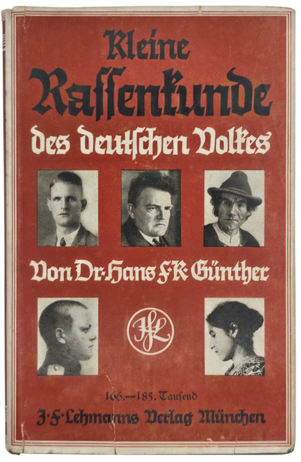 Original WW2 German Book - Kleine Rassenkunde des Deutschen Volkes, Hans F. K. Günther (1937)