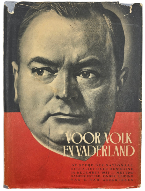 Original WW2 Dutch Collaboration NSB Book - Voor Volk en Vaderland (1941)