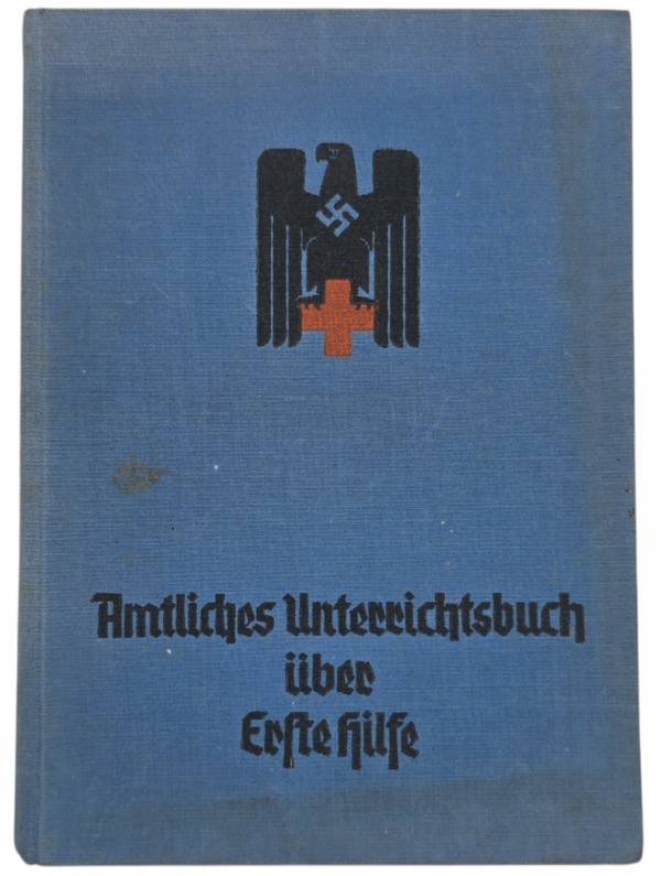 Original WW2 German DRK Book - Amtliches Unterrichtsbuch über Erste Hilfe (1938)