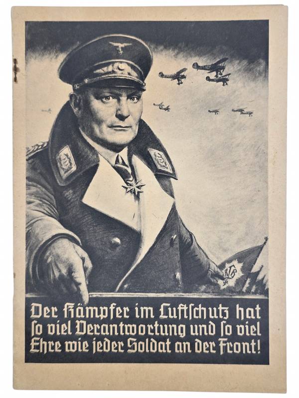 Original WW2 German RLB Brochure - Görings Bekenntnis zum Reichsluftschutzbund (1935)