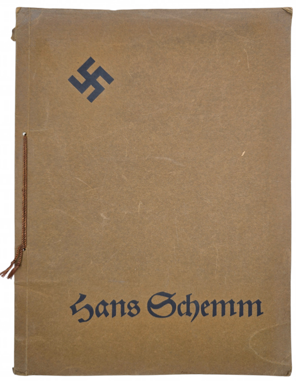 Original WW2 German Book - Picture book about Hans Schemm, Karl Seibold (1933)