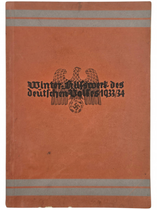 Original WW2 German Brochure - WHW Winterhilfswerk des deutschen Volkes 1933/34, Gau Mainfranken (1934)
