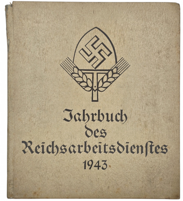 Original WW2 German RAD Book - Jahrbuch des Reichsarbeitsdienstes, Müller Brandenburg (1943)