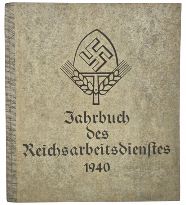 Original WW2 German RAD Book - Jahrbuch des Reichsarbeitsdienstes, Müller Brandenburg (1940)