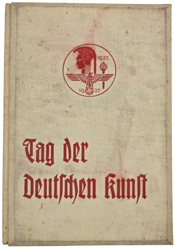 Original WW2 German Book - 3D album Tag der Deutschen Kunst Heinrich Hoffmann, Raumbild Verlag (1937)
