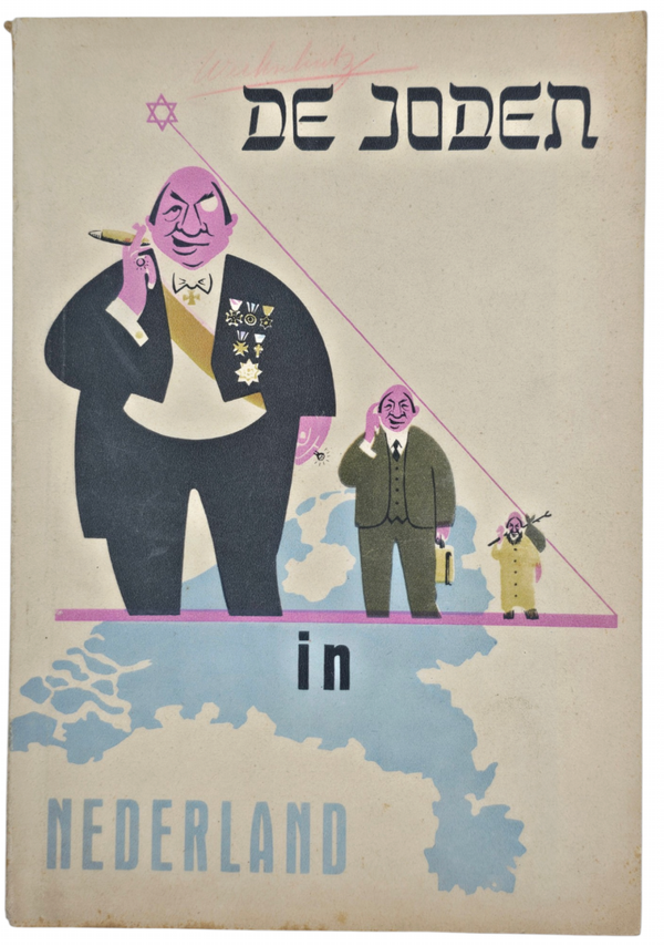 Original WW2 Dutch Anti-semitic Brochure - De Joden in Nederland, Hans Graf von Monts (1941)