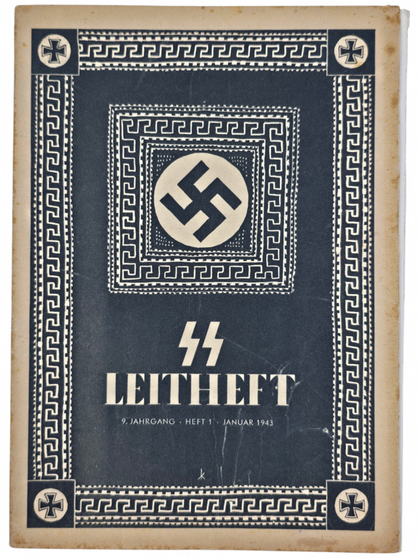 Original WW2 German Waffen SS Brochure - SS Leitheft 9th Year No. 1 (1943)