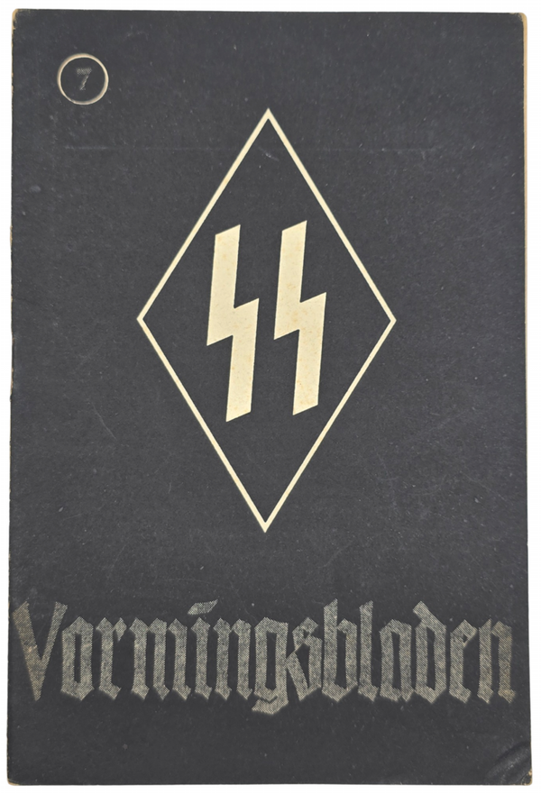 Original WW2 Dutch Waffen SS Brochure - Vormingsbladen der Germaansche SS, 4th year No. 7, Reichsschule Valkenburg (1944)