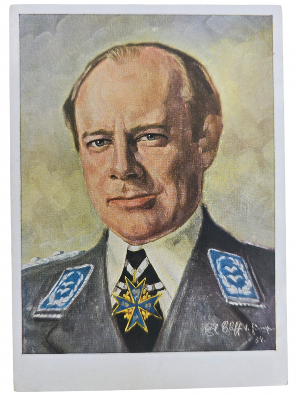 Original WW2 German Postcard - Pour Le Merite wearer Luftwaffe pilot Ernst Udet, Deutscher Luftsport Verband
