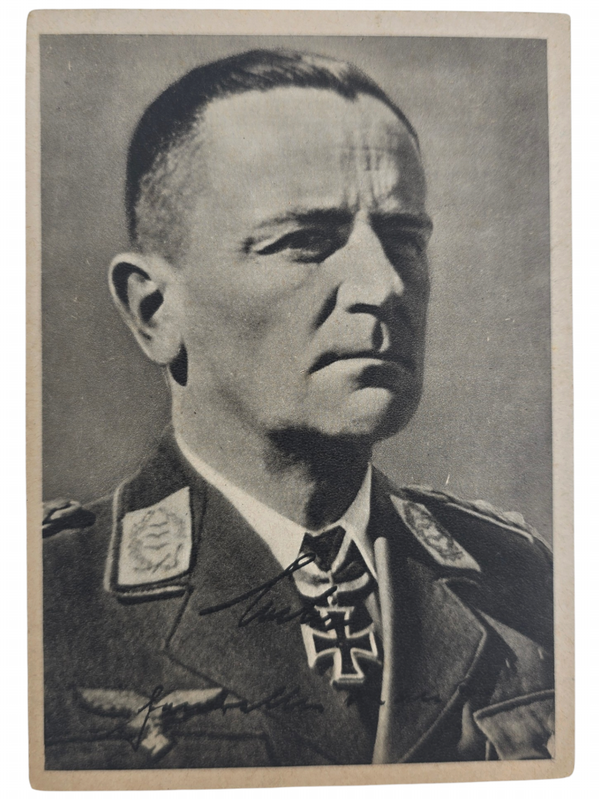 Original WW2 German Postcard - Knights Cross Wearer Ritterkreuzträger Luftwaffe General der Flieger Coeler (1944)