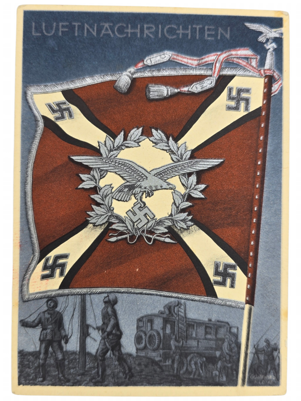 Original WW2 German Postcard - Luftnachrichten, Gottfried Klein