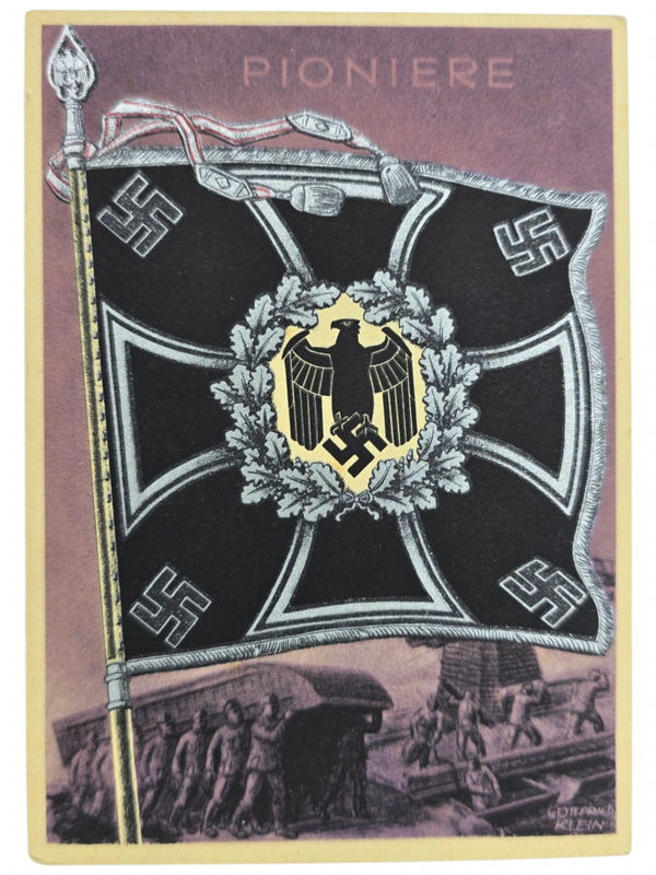 Original WW2 German Postcard - Pioniere, Gottfried Klein