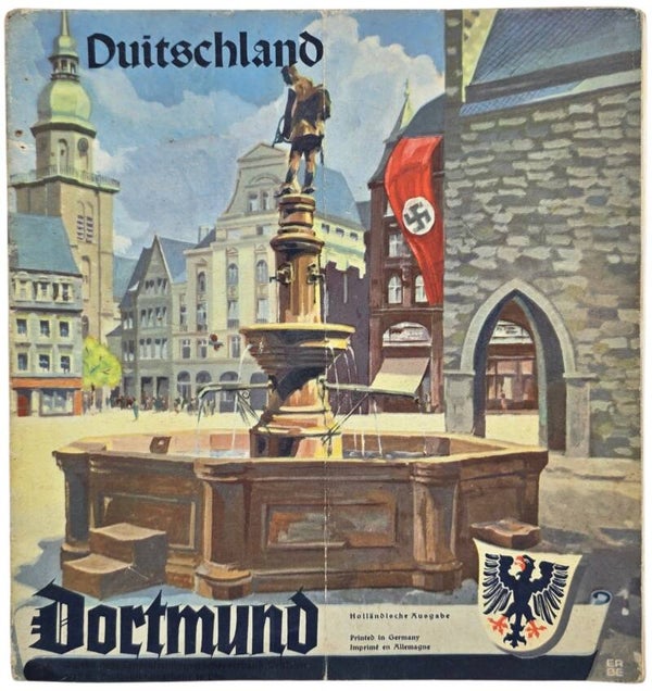 Original WW2 Dutch German Brochure - Duitschland Dortmund travel folder, Holländische Ausgabe