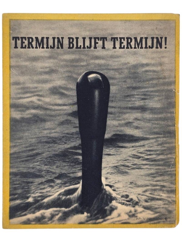 Original WW2 Flemish Collaboration Brochure - Termijn blijft Termijn! Caricatures