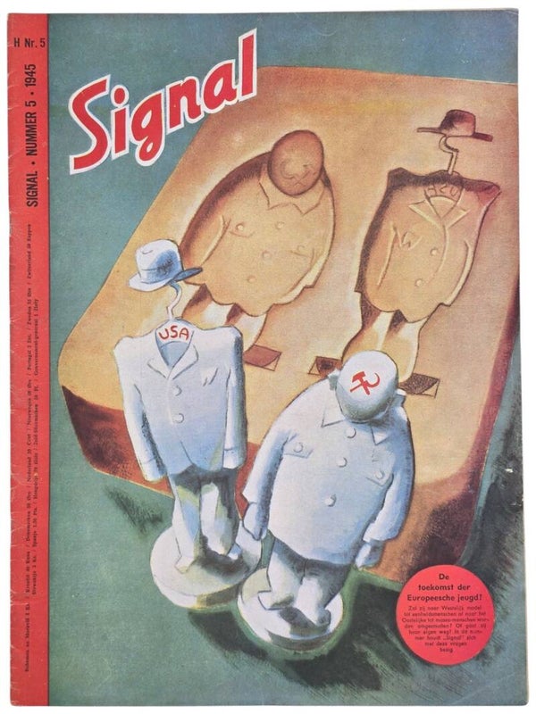 Original WW2 Dutch Magazine - Signal No. 5, Dutch language (1945)