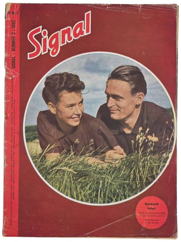 Original WW2 Dutch Magazine - Signal No. 2, Dutch language (1945)