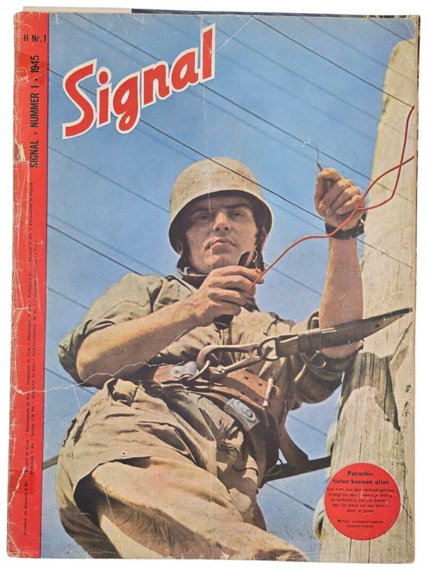 Original WW2 Dutch Magazine - Signal No. 1, Dutch language (1945)