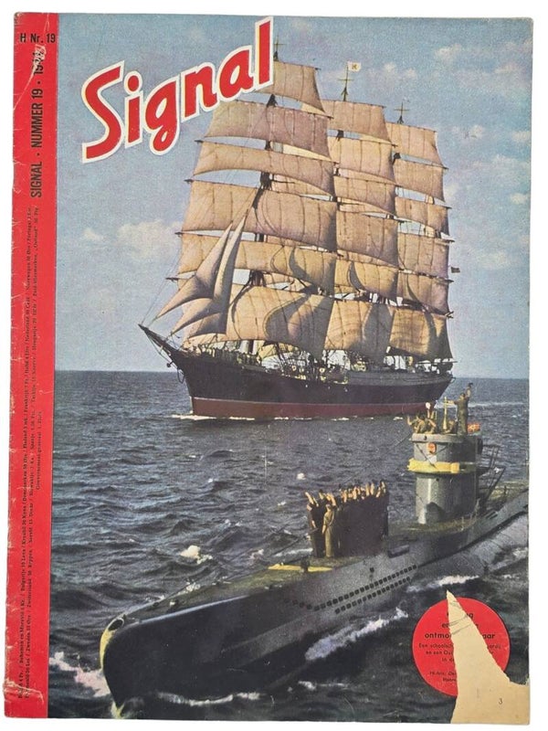Original WW2 Dutch Magazine - Signal No. 19, Dutch language, Arnhem, Market Garden (1944)