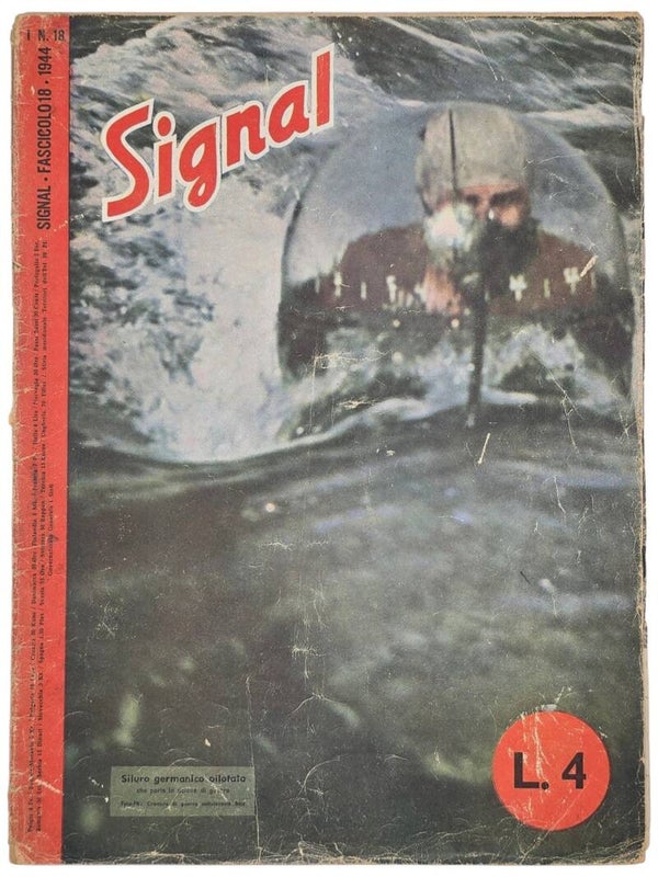Original WW2 Italian Magazine - Signal No. 18, Italian language (1944)
