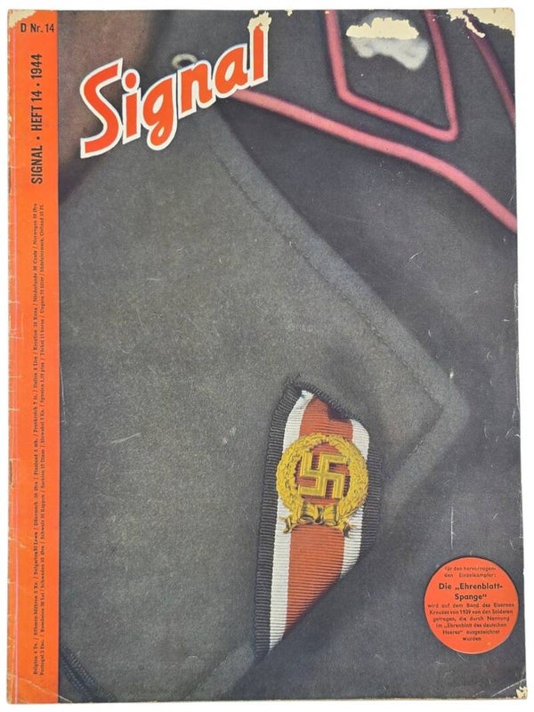 Original WW2 German Magazine - Signal No. 14. German language (1944)