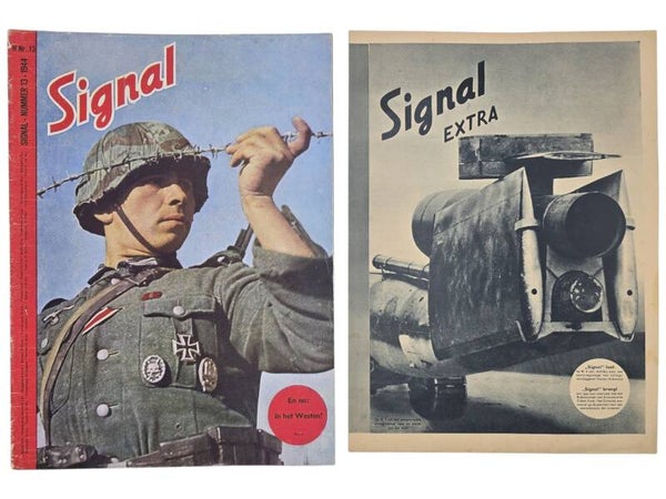 Original WW2 Dutch Magazine - Signal No. 13. Dutch language + Add On (1944)
