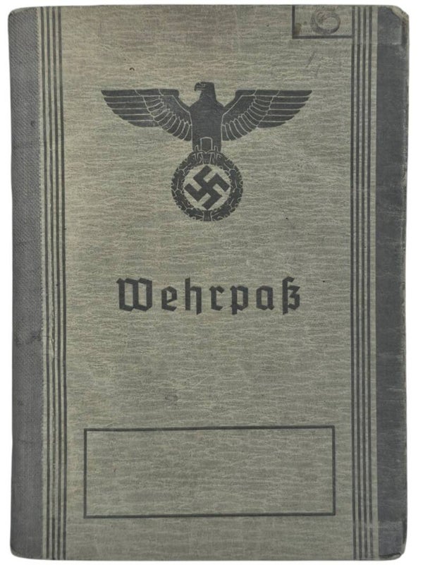 Original WW2 German Document - Wehrpass Armee Kraftfahrpark 633 (Ost), Ukraine, Eastern Front (1941 1945)