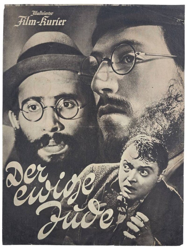 Original WW2 Antisemitic German Magazine - Illustrierter Film-Kurier Der ewige Jude (1940)
