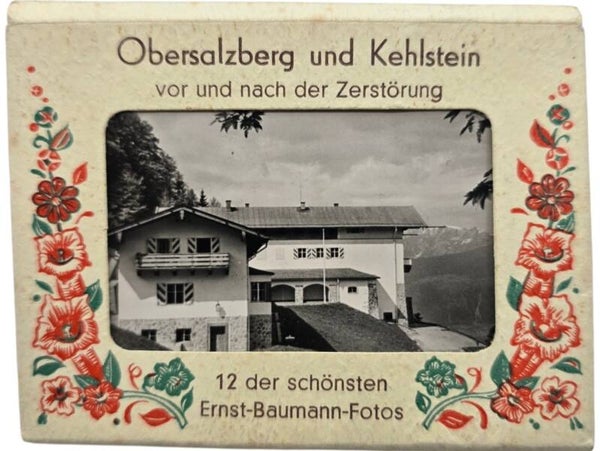 Original WW2 German Document - Obersalzberg und Kehlstein vor und nach der Zerstörung, 12 der schönsten Ernst-Baumann-Fotos