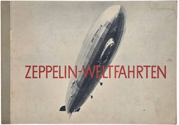 Original WW2 German Book - Zeppelin Weltfahrten Buch I (1933)