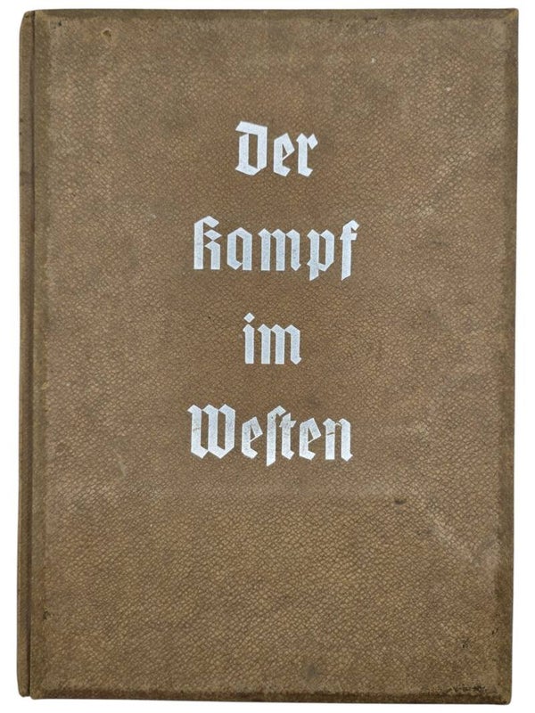 Original WW2 German Book - 3D album Der Kampf im Westen, Hasso von Wedel, Heinrich Hansen, Raumbild Verlag (1940)