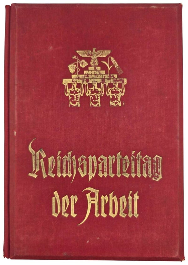 Original WW2 German Book - 3D album Reichsparteitag der Arbeit, Heinrich Hoffmann, Raumbild Verlag (1937)