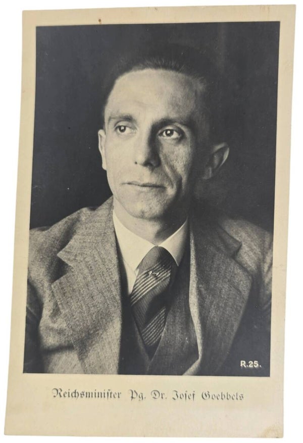 Original WW2 German Postcard - Reichsminister Pg. Dr. Josef Goebbels