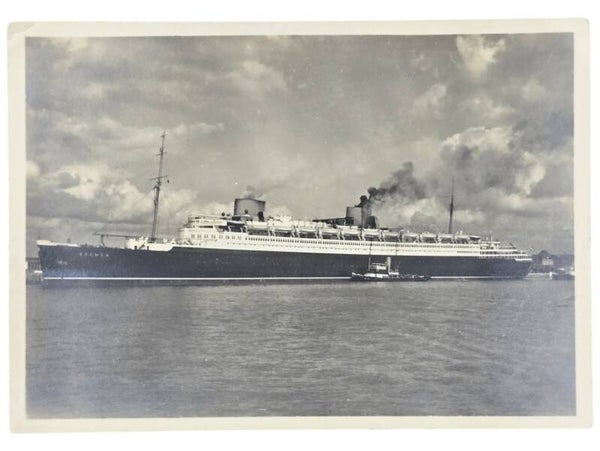 Original German Postcard - Norddeutscher Lloyd Bremen, SS Bremen ship
