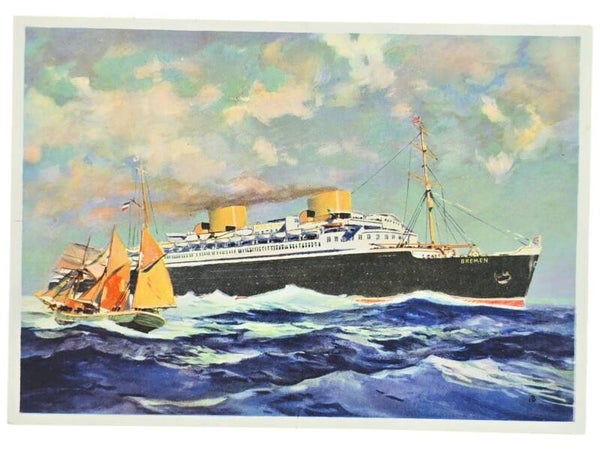 Original WW2 German Document - Norddeutscher Lloyd Bremen, SS Columbus ship (1933)