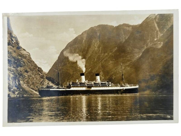 Original German Postcard - HSDG Hamburg-Süd, MS Monte Sarmiento ship